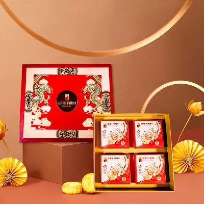 Hộp quà cao cấp (4 bánh)